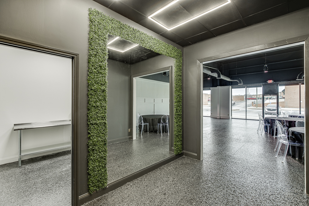 Greenery entryway